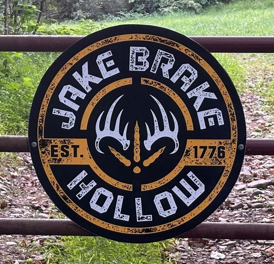 JBH Circle Wall / Gate Sign